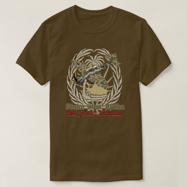 Rommel's Stukas T-Shirt (Design Front)