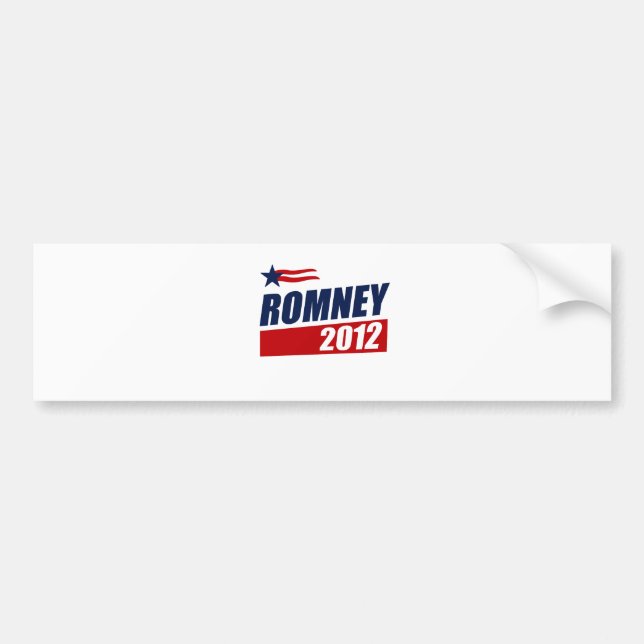 ROMNEY 2012 BUMPER STICKER (Front)