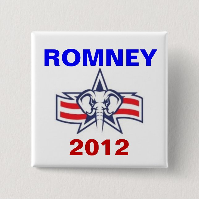 ROMNEY 2012 BUTTON (Front)