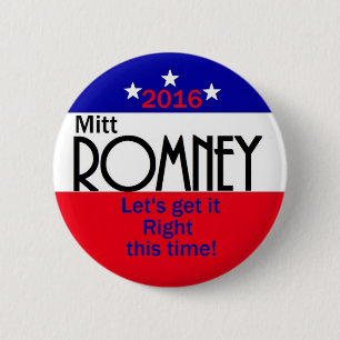 Romney 2016 button