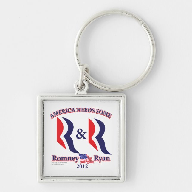 Romney and Ryan Keychain (Front)