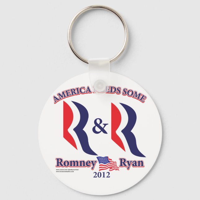 Romney and Ryan Keychain (Front)