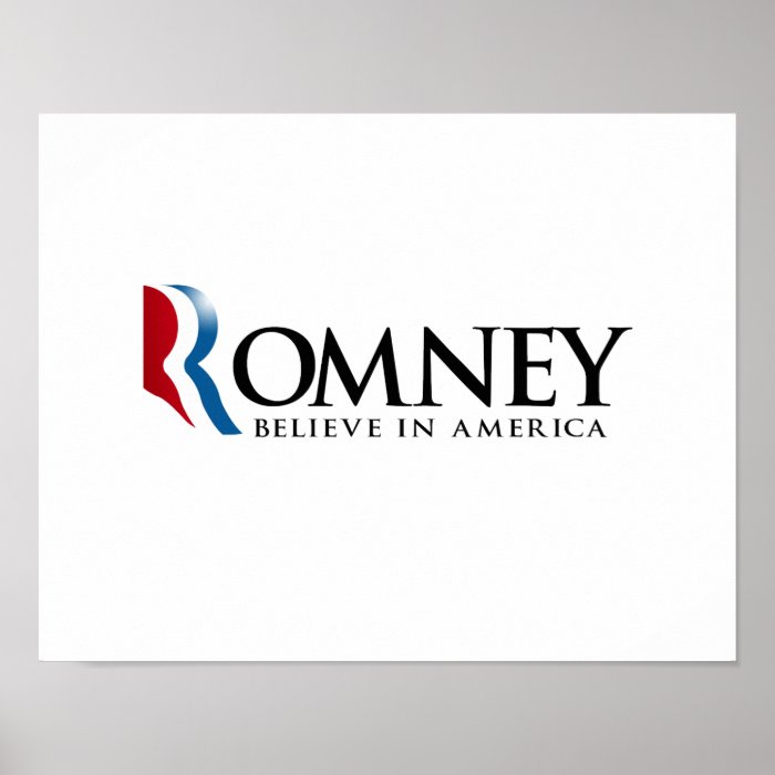 Romney   Believe in America Poster