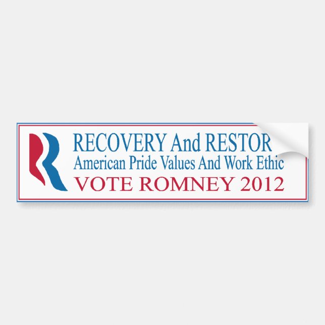 ROMNEY Bumper Sticker (Front)