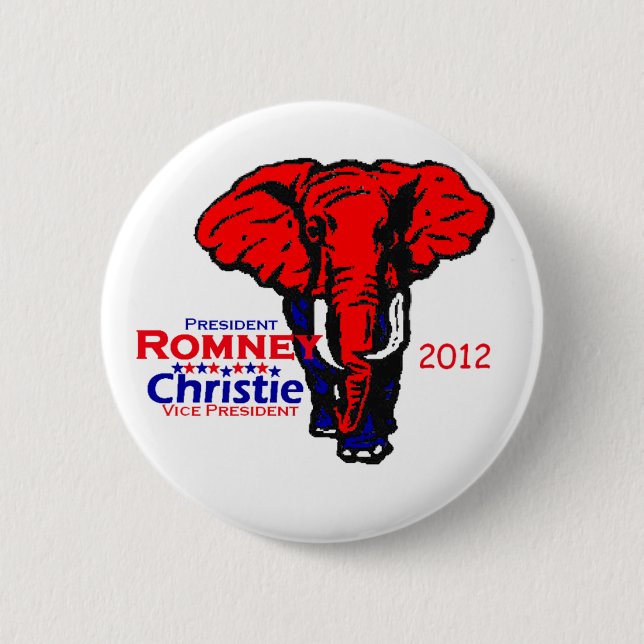 Romney Christie Button (Front)