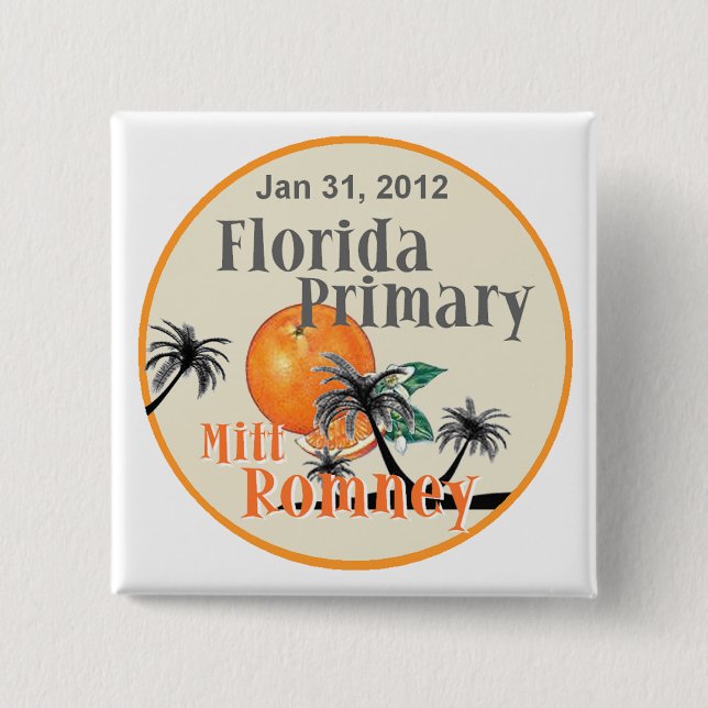Romney Florida Button (Front)
