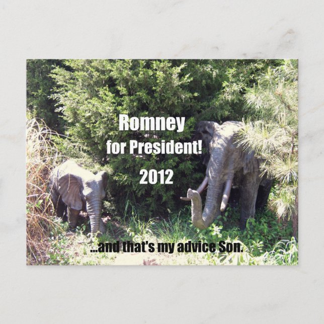 Romney for President - 2012 Postcard (Front)