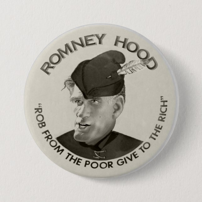 Romney Hood 2012 Button (Front)