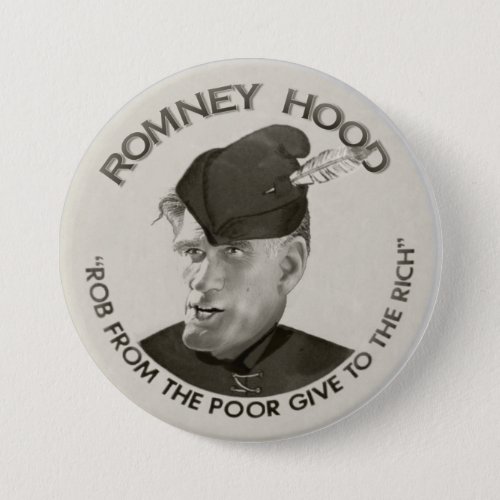 Romney Hood 2012 Button