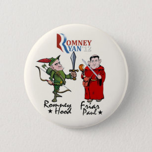 Romney Hood & Friar Paul (Ryan) Button