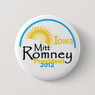 Romney IOWA Pinback Button