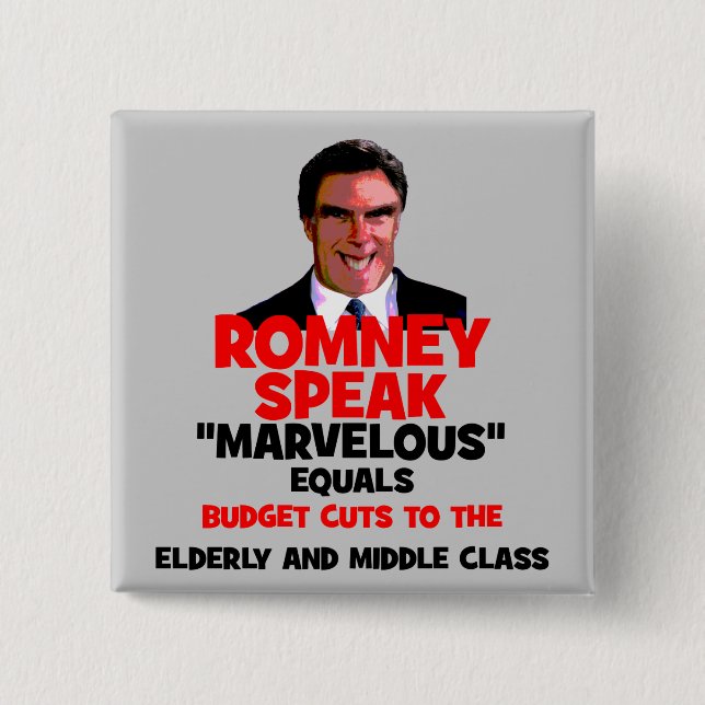 Romney marvelous button (Front)
