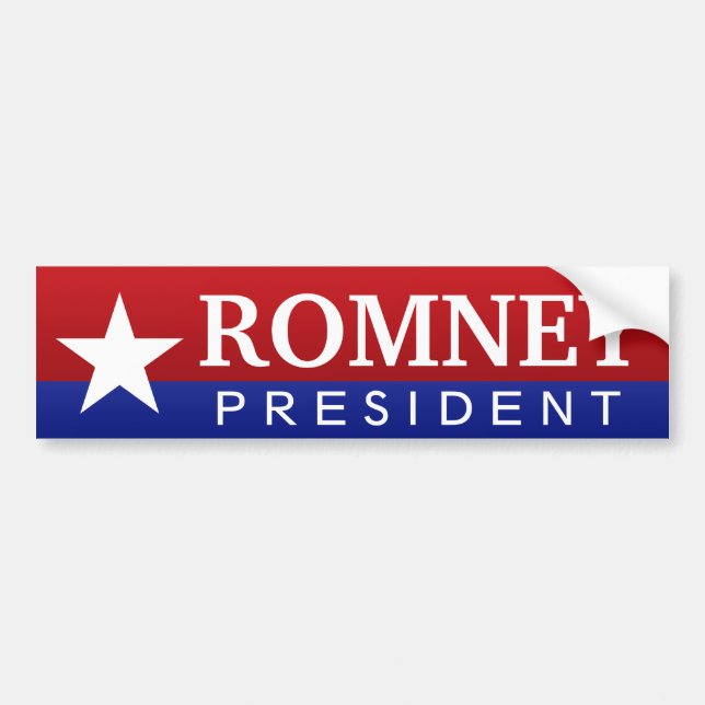Romney President Bumper Sticker (Front)