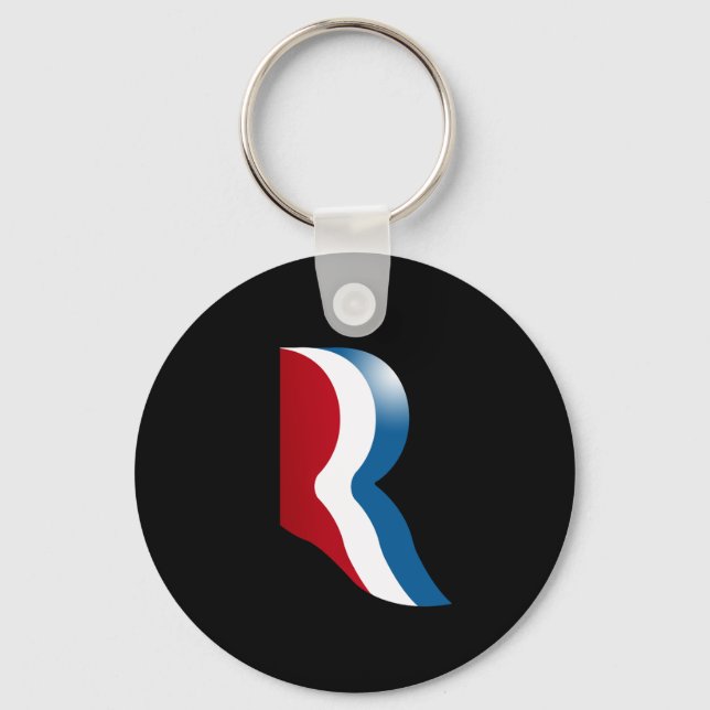 ROMNEY R LOGO KEYCHAIN (Front)