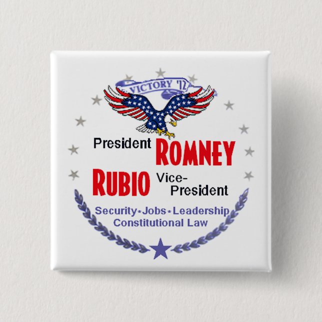 Romney Rubio Button (Front)