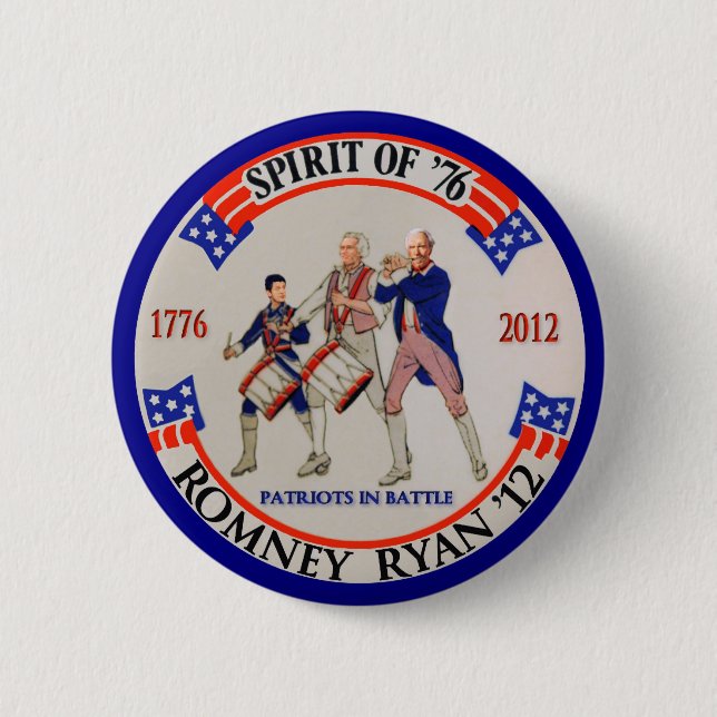 Romney Ryan '12 Button (Front)