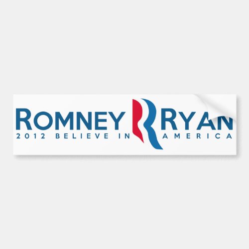 Romney Ryan 2012 Bumper Sticker