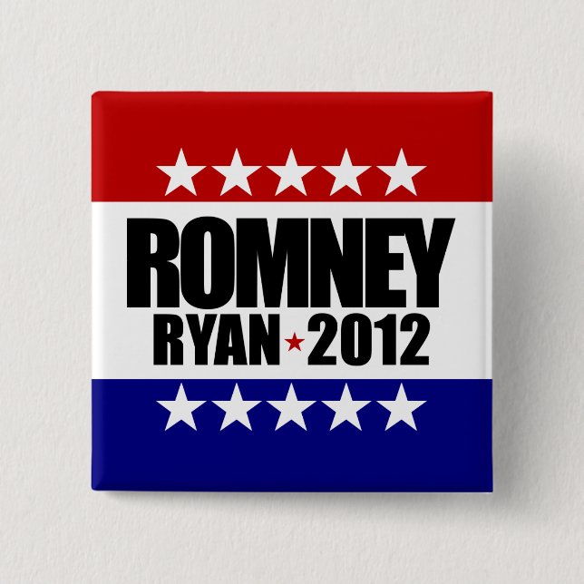 Romney Ryan 2012 Button (Front)