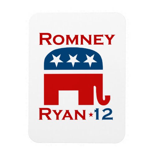 ROMNEY RYAN 2012 GOP MAGNET