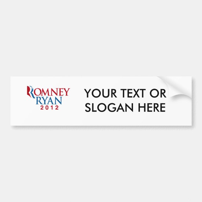 ROMNEY RYAN 2012 OFFICIAL VP.png Bumper Sticker (Front)