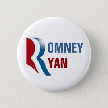Romney Ryan 2012 Pinback Button by hueylong at Zazzle