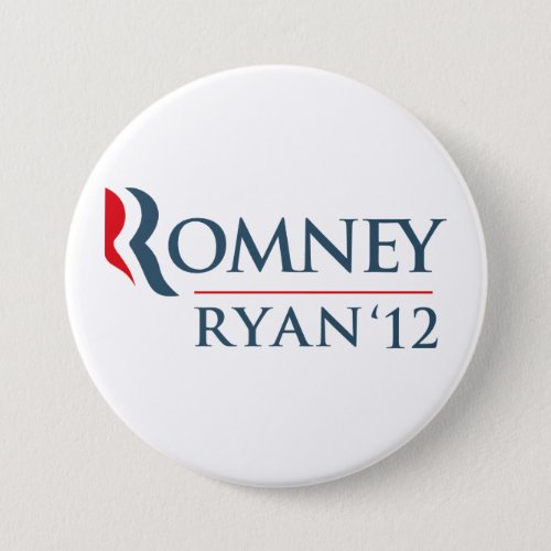 Romney Ryan 2012 Pinback Button
