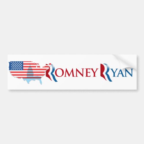 ROMNEY RYAN 2012 _png Bumper Sticker