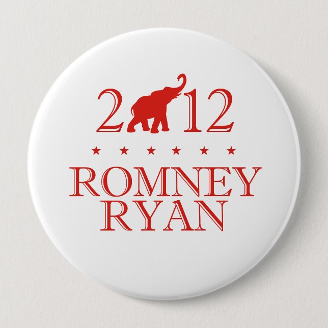 ROMNEY RYAN 2012 REPUBLICAN.png Pinback Button (Front)