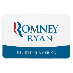 Romney Ryan Believe in America Flexi Magnet