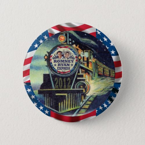 Romney Ryan Express 2012 Button