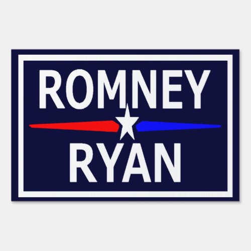 Romney Ryan Lawn Sign