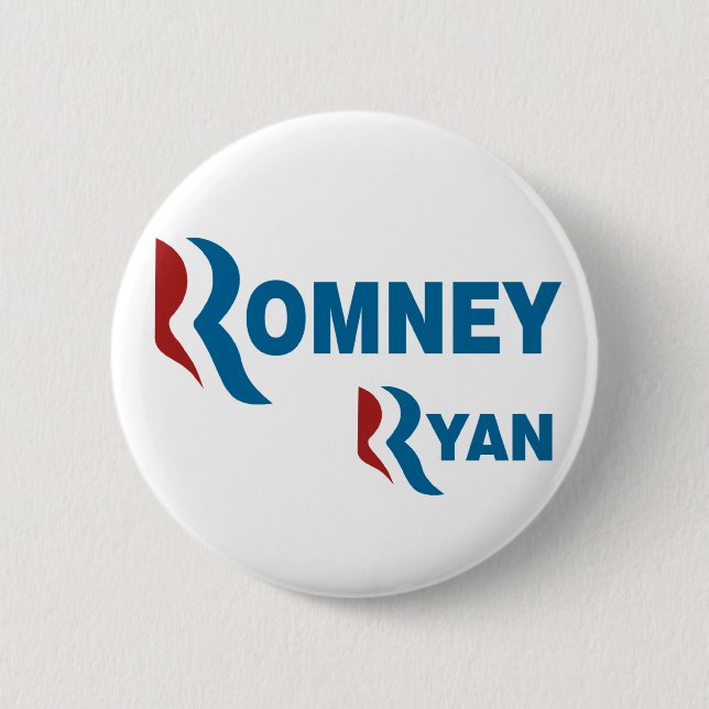 Romney - Ryan Pinback Button (Front)