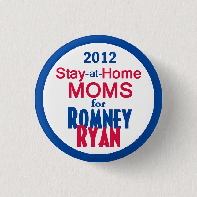 Romney Ryan Pinback Button (Front)