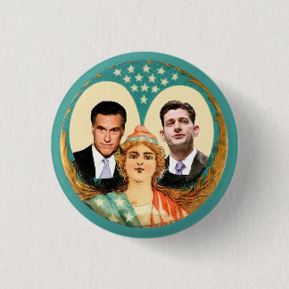 Romney Ryan Retro Button
