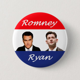 Romney Ryan Retro Pinback Button