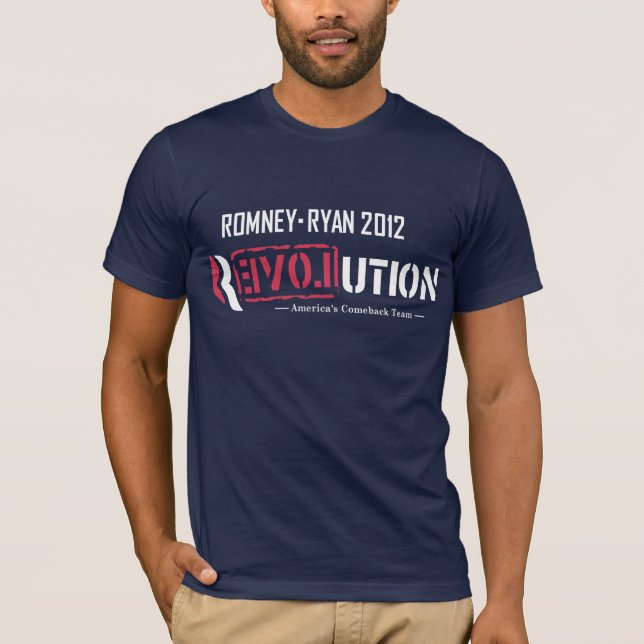 Romney Ryan Revolution T-Shirt (Front)