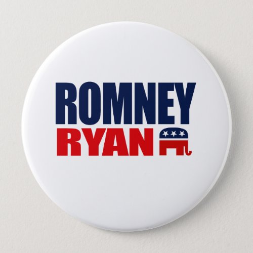 ROMNEY RYAN TICKET 2012png Pinback Button