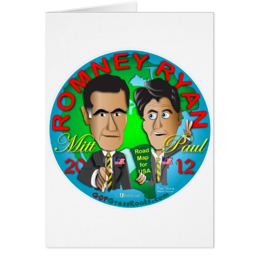 Romney Ryan USA Cards (Front)