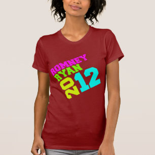 ROMNEY RYAN VP NEON COLLEGIATE.png T-Shirt