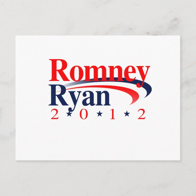 ROMNEY RYAN VP SWEEP.png Postcard (Front)