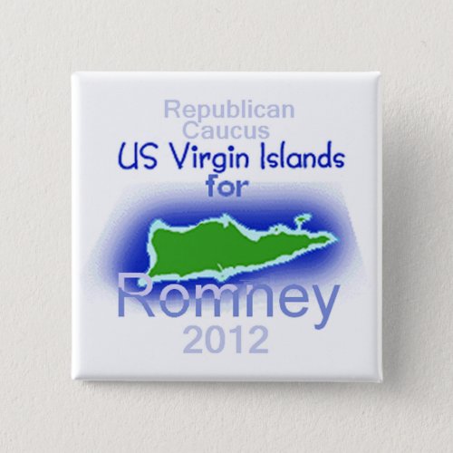 Romney VIRGIN ISLANDS Button