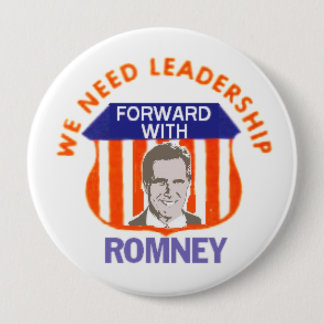 ROMNEY We Need Leadership Button