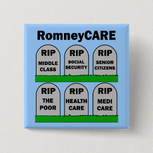RomneyCARE Pinback Button