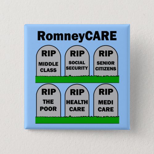 RomneyCARE Pinback Button