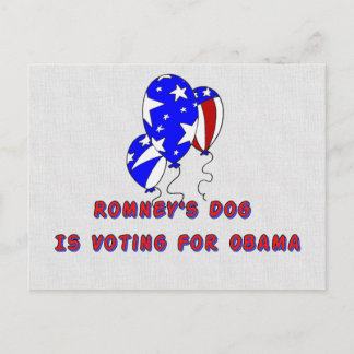 Romney's Dog Postcard