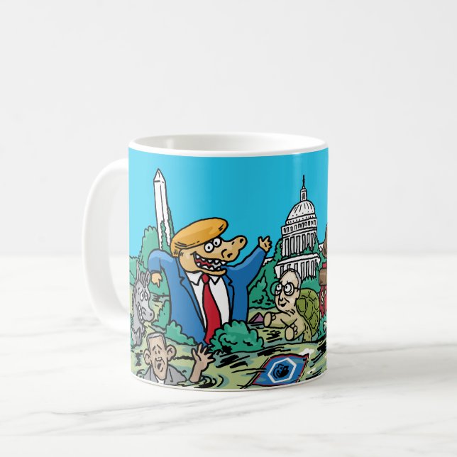 Romp in the Swamp Artwork Mug (Front Left)