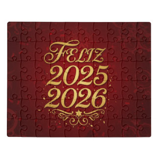 Rompecabezas con Diseño “Feliz 2025-2026” Jigsaw Puzzle