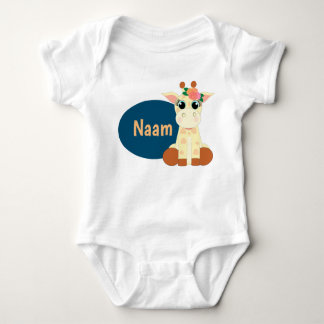 Romper with name and Giraffe van Stylimalzz