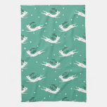 Rompin&#39; Reindeer Pattern Towel at Zazzle