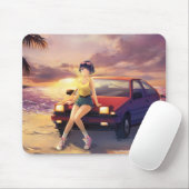 RomRom '86 Sunset Mouse Pad (With Mouse)
